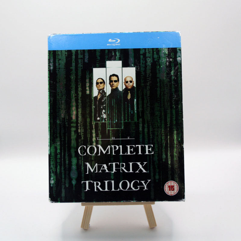 Complete Matrix Trilogy Blu-ray-Matrix, Matrix Re-loaded, Matrix Revolutions in slip case