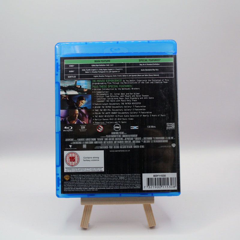 Complete Matrix Trilogy Blu-ray-Matrix, Matrix Re-loaded, Matrix Revolutions in slip case