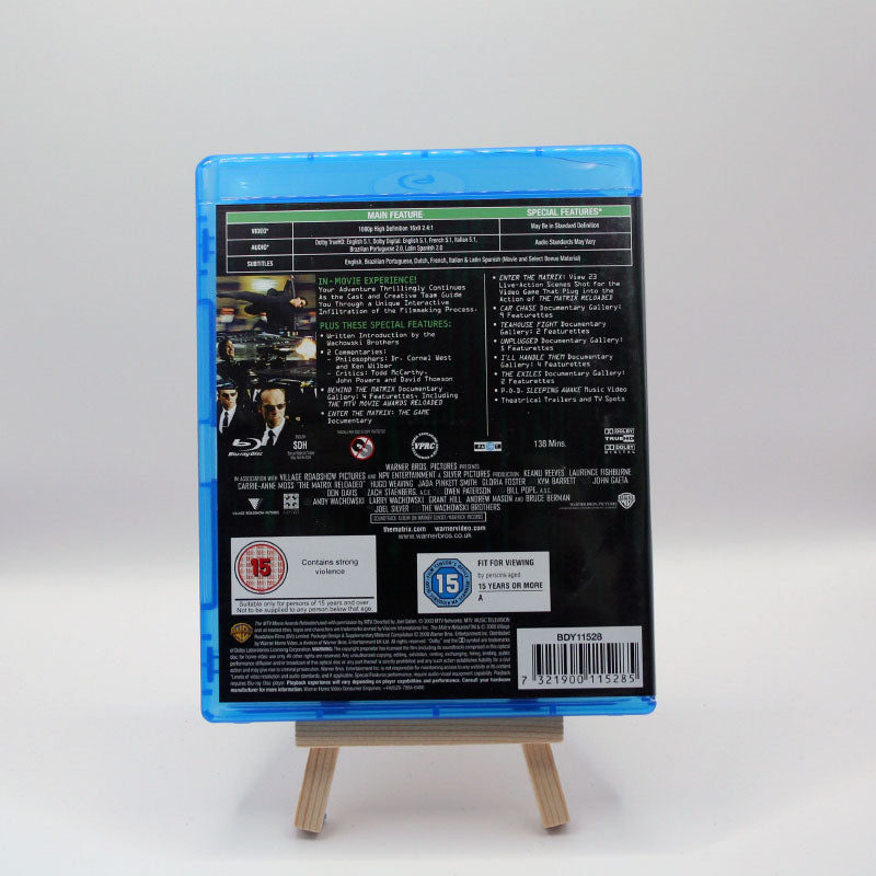 Complete Matrix Trilogy Blu-ray-Matrix, Matrix Re-loaded, Matrix Revolutions in slip case