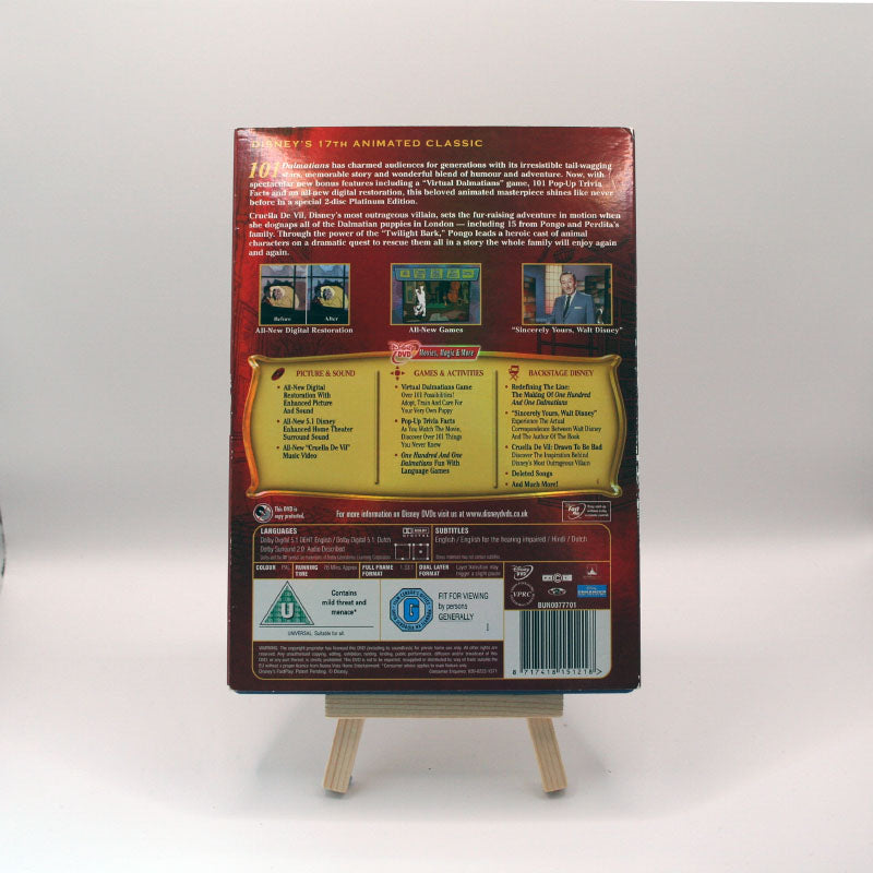 101 Dalmatians 2 disc Platinum Ed